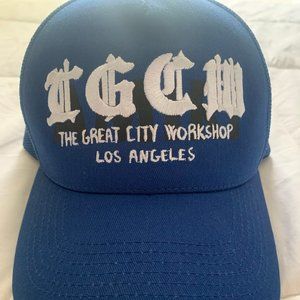 Amiri TGCW (The Great City Workshop) Trucker Cap - AMIRI blue cap
